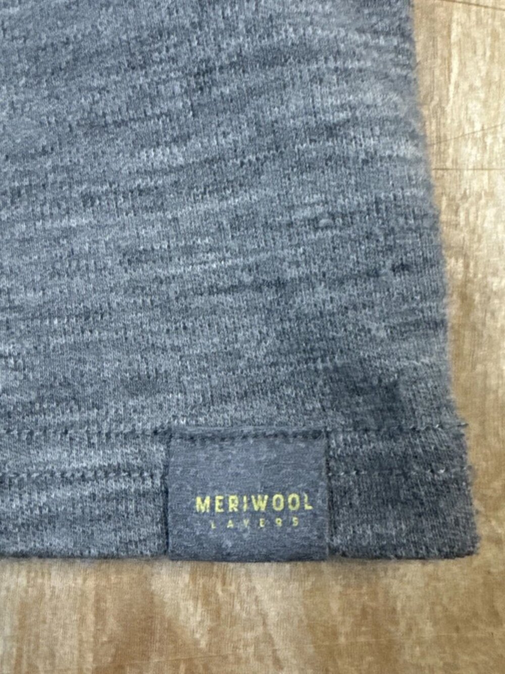 Meriwool Layers Shirt Kids 9-10yrs 250g Base Layer Merino Wool Long Sleeve M - Picture 3 of 7